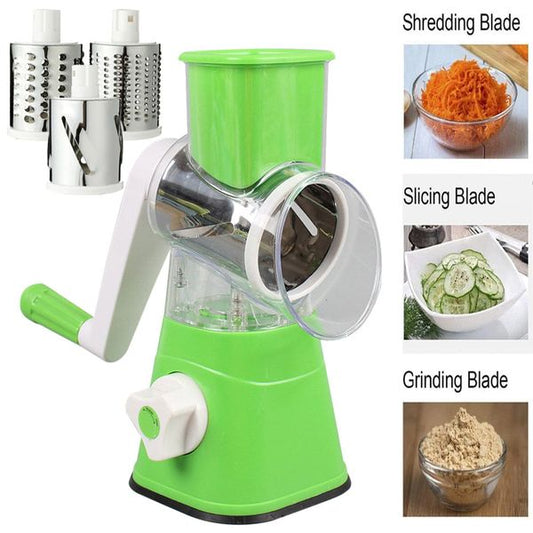 Manual Vegetable Cutter Slicer Multifunctional Round Slicer Gadget