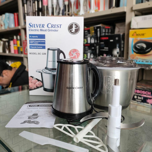 Silver Crest 3 Liter Chopper | 1000 Watt | 4 Blades